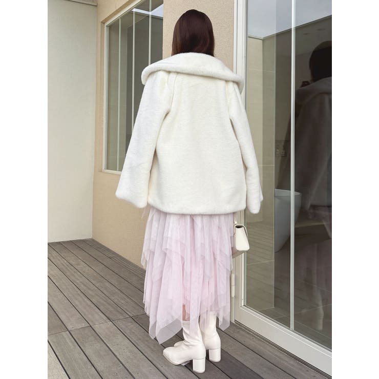 【20周年記念復刻！】ビットミドルミンクライクファーコート | dazzlin | 詳細画像34 