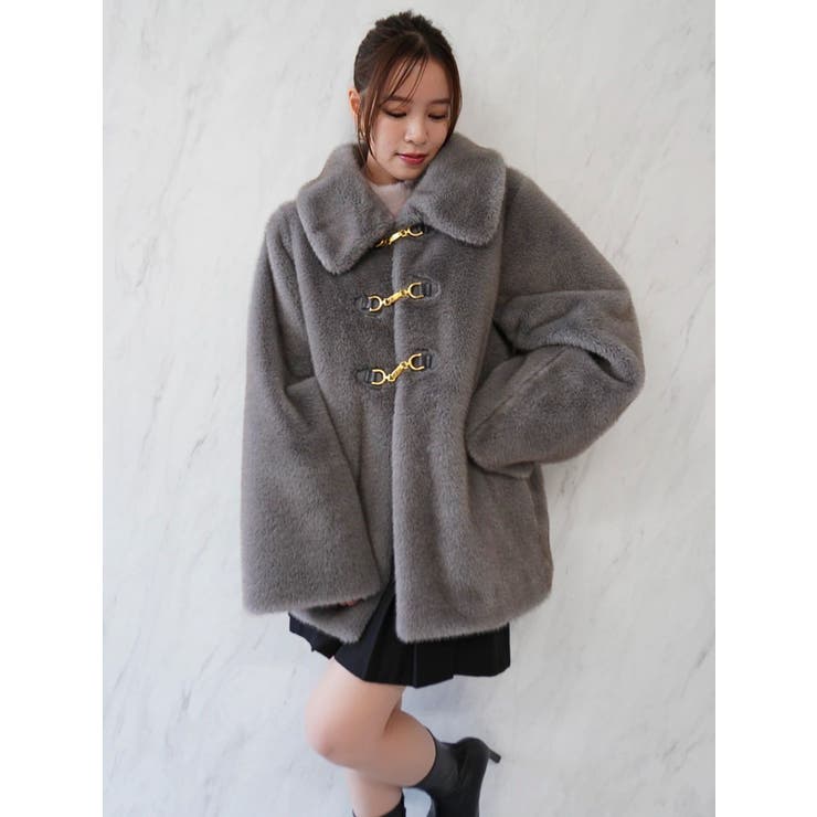 【20周年記念復刻！】ビットミドルミンクライクファーコート | dazzlin | 詳細画像40 