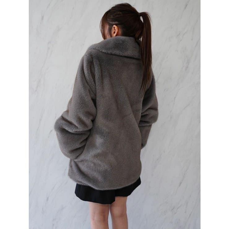 【20周年記念復刻！】ビットミドルミンクライクファーコート | dazzlin | 詳細画像41 