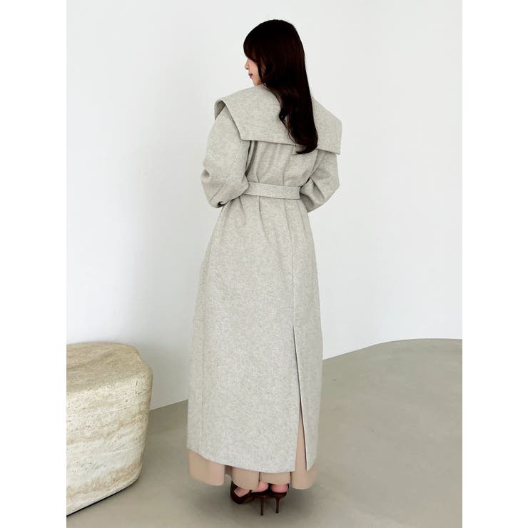 【久間田琳加コラボ】ビッグカラーコクーンコート | dazzlin | 詳細画像20 