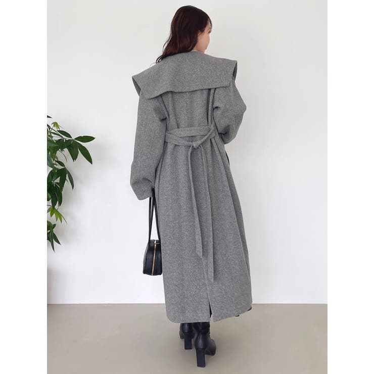 【久間田琳加コラボ】ビッグカラーコクーンコート | dazzlin | 詳細画像24 