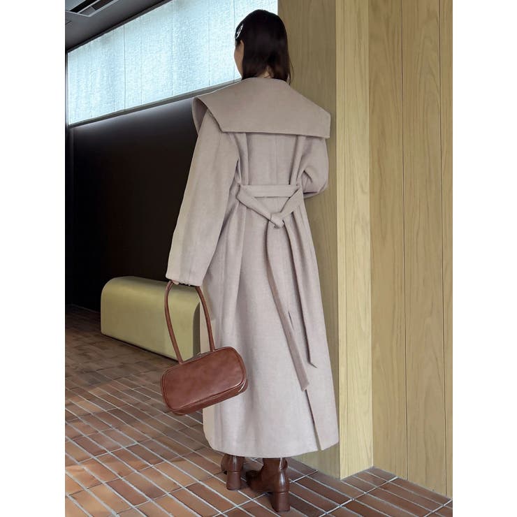 【久間田琳加コラボ】ビッグカラーコクーンコート | dazzlin | 詳細画像30 