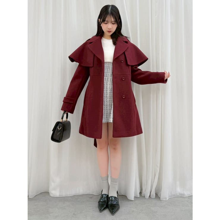 2WAYケープミニトレンチコート | dazzlin | 詳細画像14 