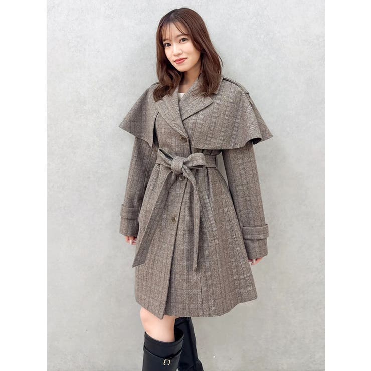 2WAYケープミニトレンチコート | dazzlin | 詳細画像19 