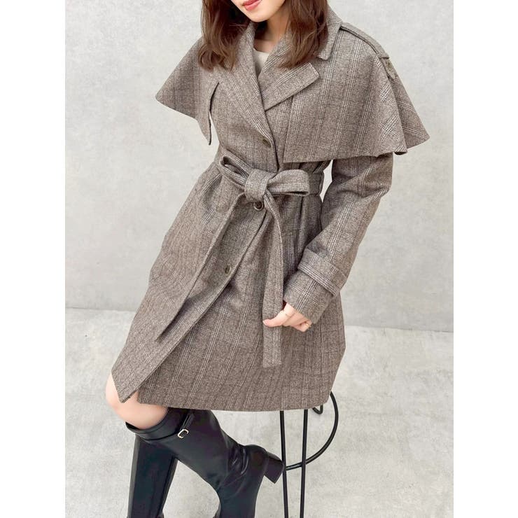 2WAYケープミニトレンチコート | dazzlin | 詳細画像21 