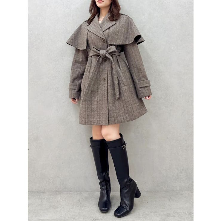 2WAYケープミニトレンチコート | dazzlin | 詳細画像22 