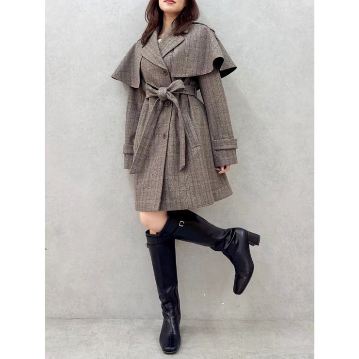 2WAYケープミニトレンチコート | dazzlin | 詳細画像23 