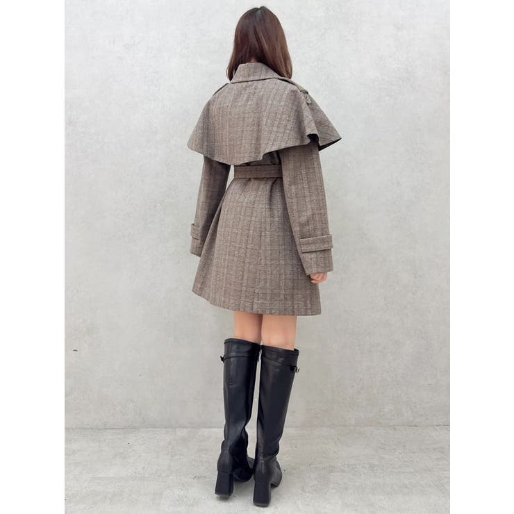 2WAYケープミニトレンチコート | dazzlin | 詳細画像24 