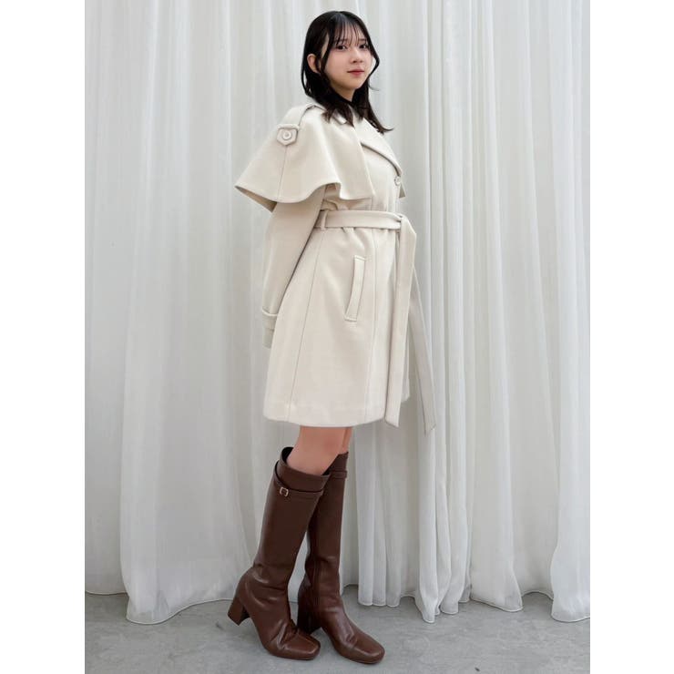 2WAYケープミニトレンチコート | dazzlin | 詳細画像9 