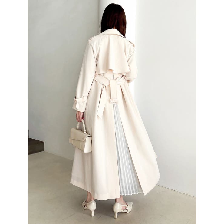 バックプリーツトレンチコート | dazzlin | 詳細画像11 