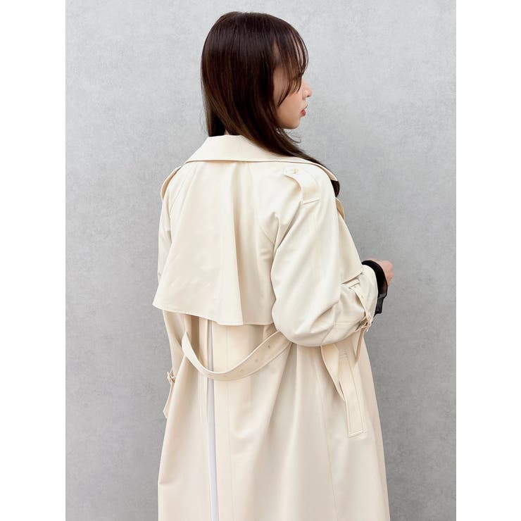 バックプリーツトレンチコート | dazzlin | 詳細画像15 