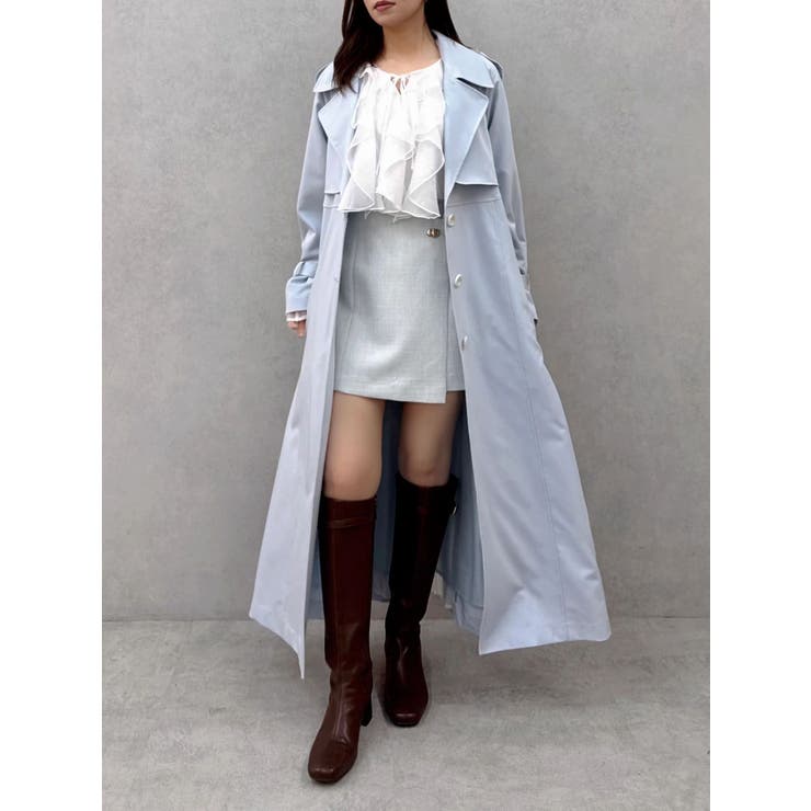 バックプリーツトレンチコート | dazzlin | 詳細画像20 