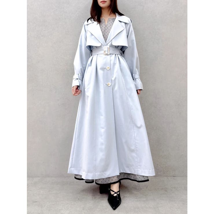 バックプリーツトレンチコート | dazzlin | 詳細画像22 