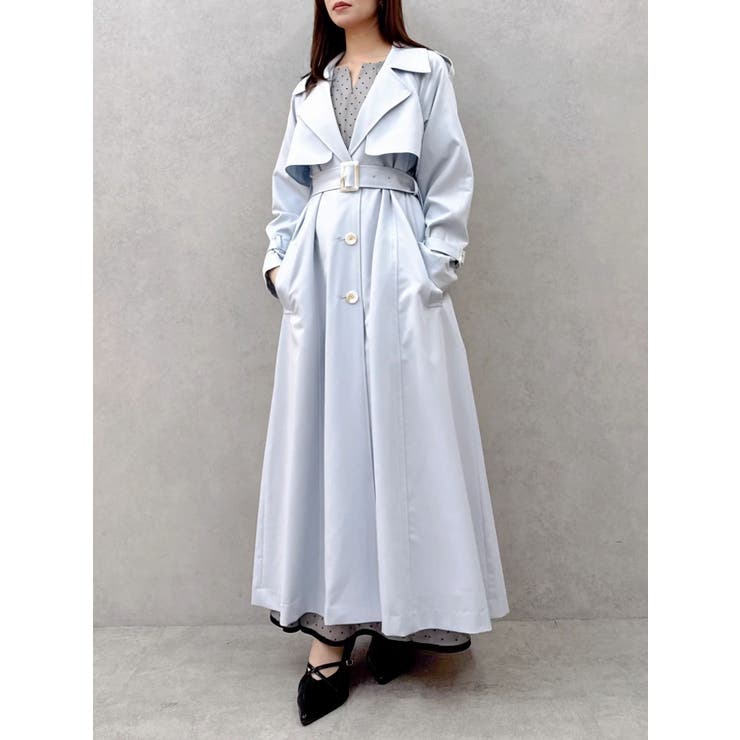 バックプリーツトレンチコート | dazzlin | 詳細画像23 