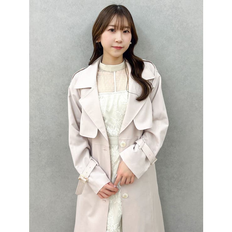 バックプリーツトレンチコート | dazzlin | 詳細画像29 