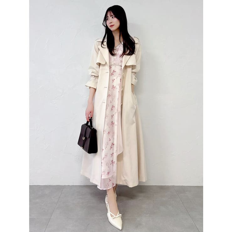 バックプリーツトレンチコート | dazzlin | 詳細画像3 