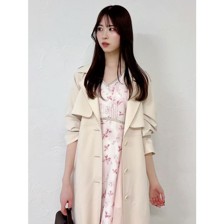 バックプリーツトレンチコート | dazzlin | 詳細画像6 