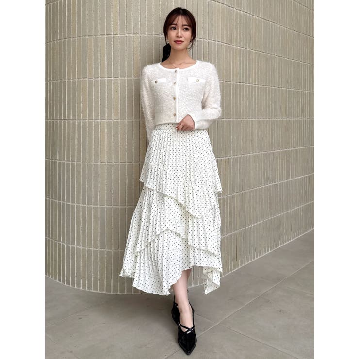 【セット対応】ヘアリーニットジャケット | dazzlin | 詳細画像13 