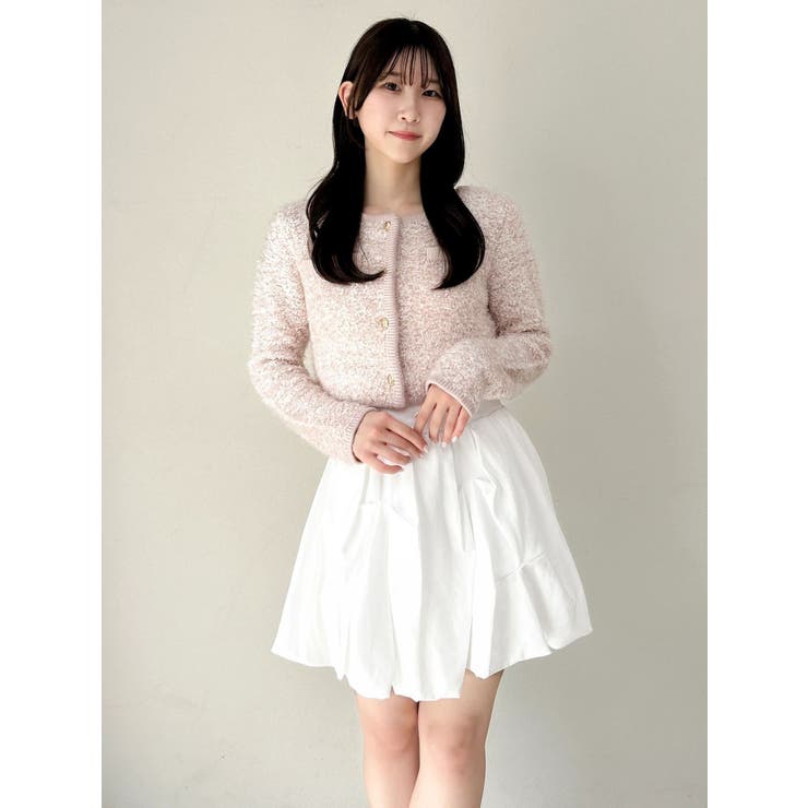 【セット対応】ヘアリーニットジャケット | dazzlin | 詳細画像17 