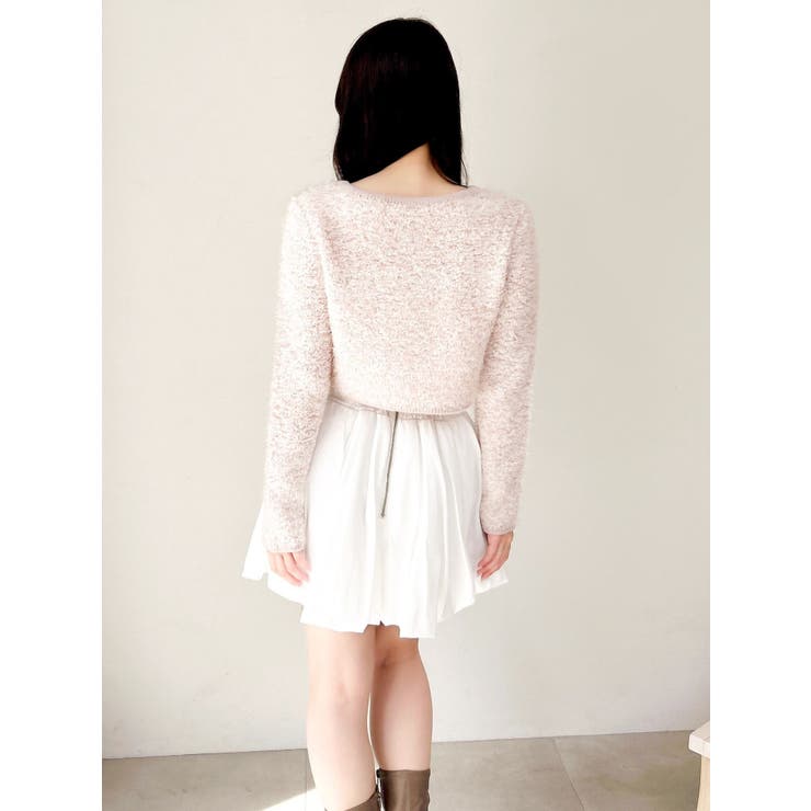 【セット対応】ヘアリーニットジャケット | dazzlin | 詳細画像18 