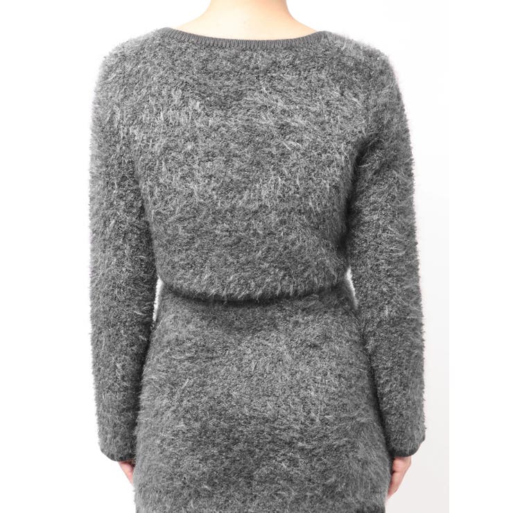 【セット対応】ヘアリーニットジャケット | dazzlin | 詳細画像37 