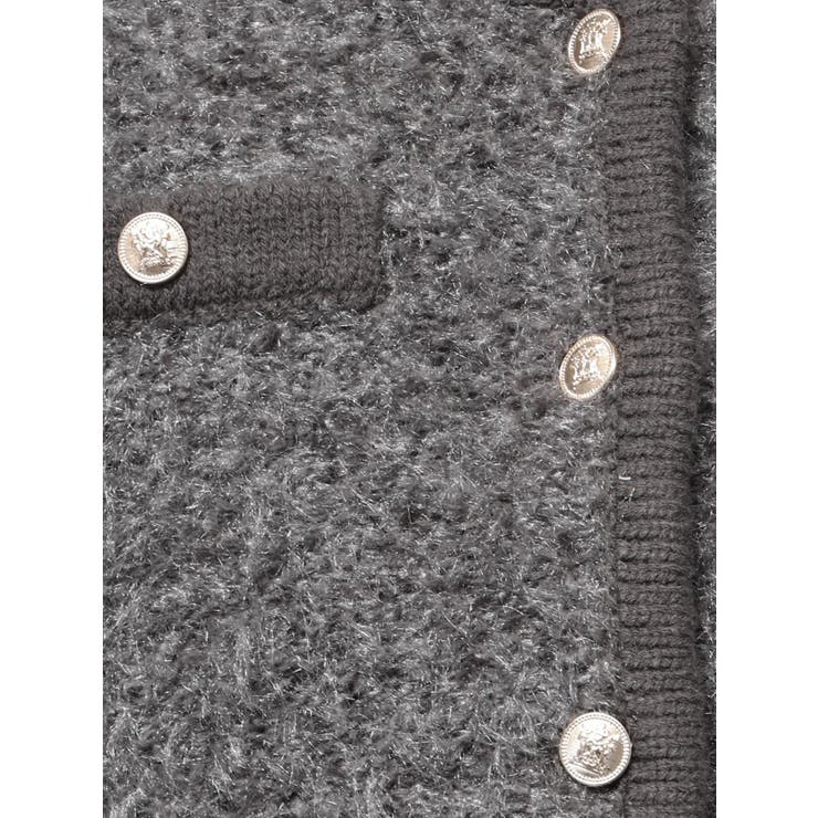 【セット対応】ヘアリーニットジャケット | dazzlin | 詳細画像46 