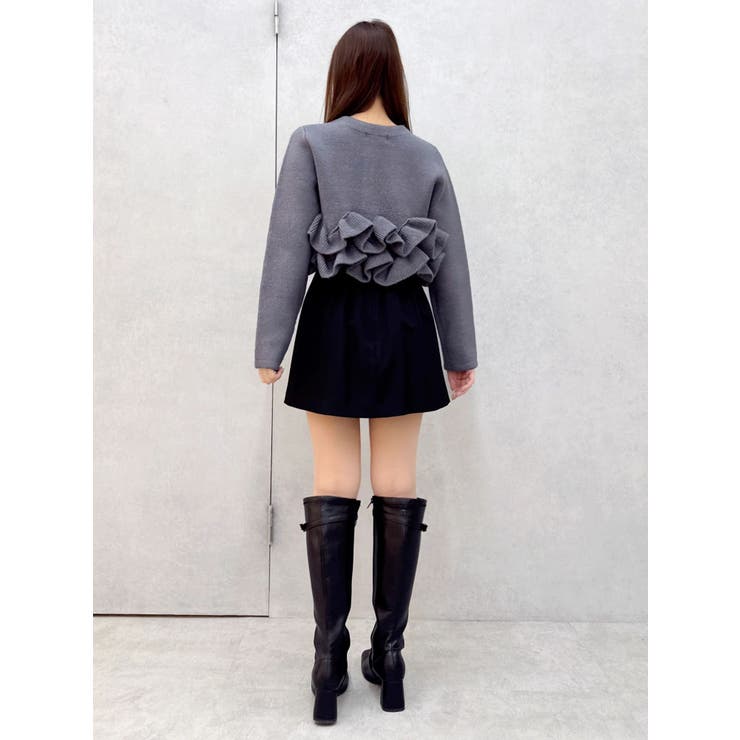 ヘムフリルニットジャケット | dazzlin | 詳細画像19 