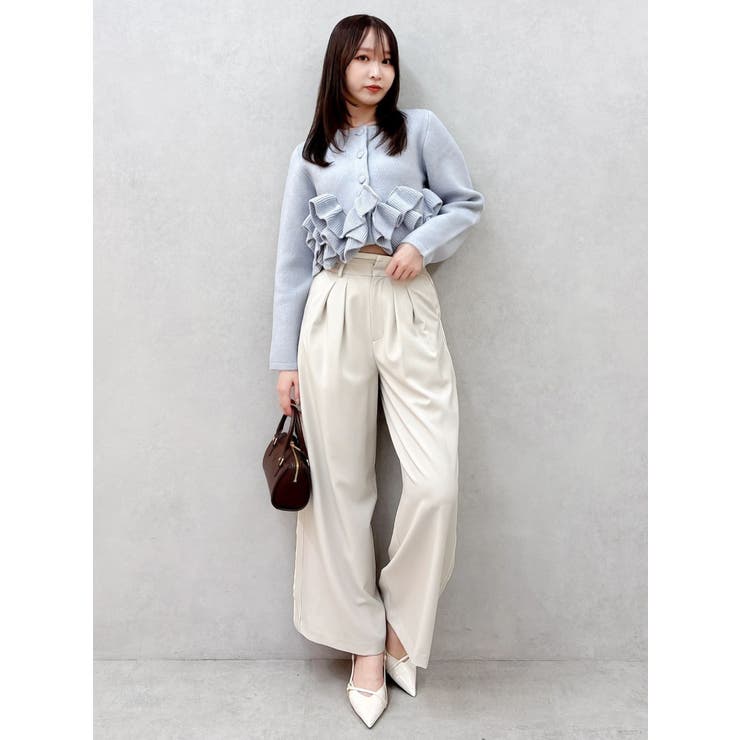 ヘムフリルニットジャケット | dazzlin | 詳細画像33 