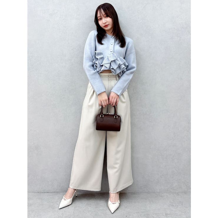 ヘムフリルニットジャケット | dazzlin | 詳細画像34 