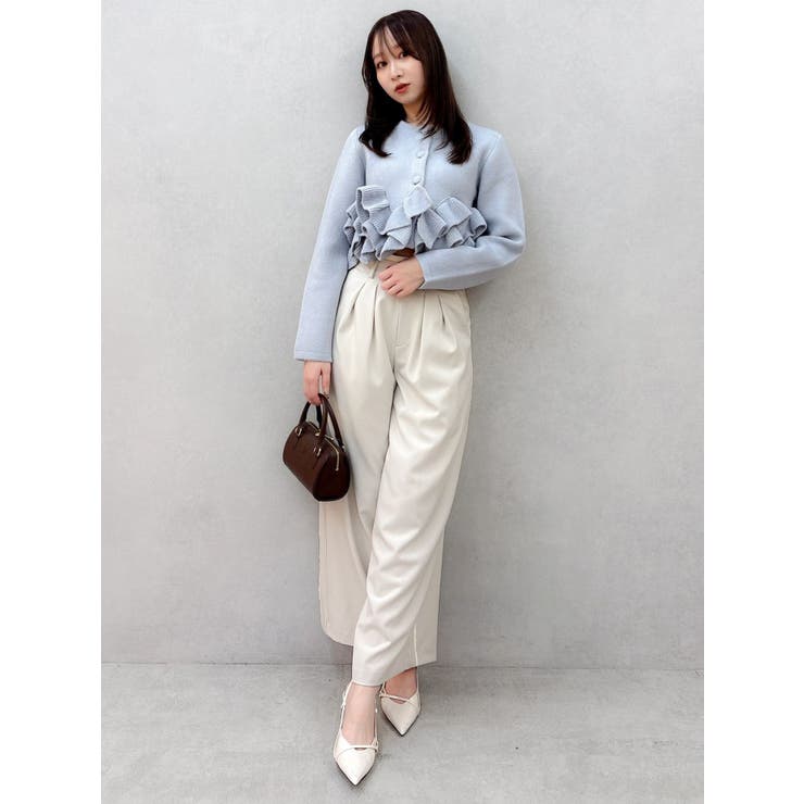 ヘムフリルニットジャケット | dazzlin | 詳細画像35 