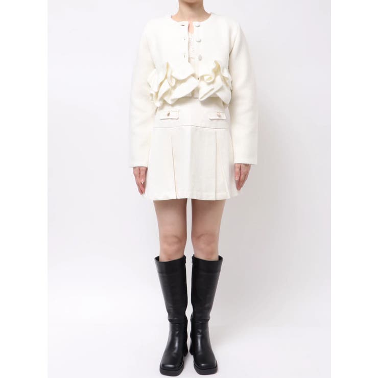 ヘムフリルニットジャケット | dazzlin | 詳細画像46 