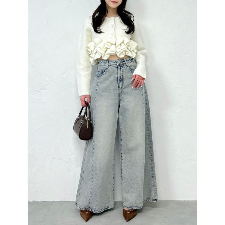 ヘムフリルニットジャケット | dazzlin | 詳細画像7 