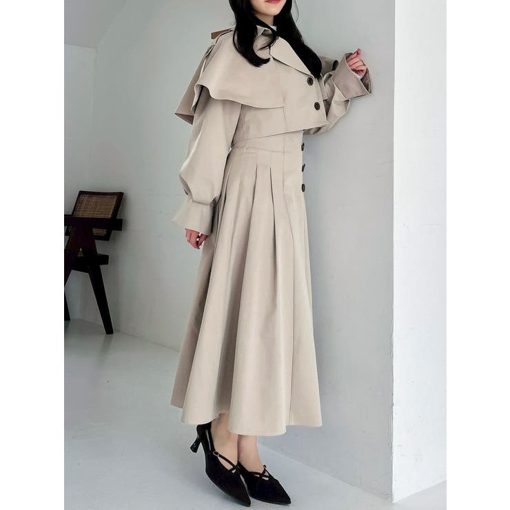 ケープショートトレンチジャケット | dazzlin | 詳細画像11 