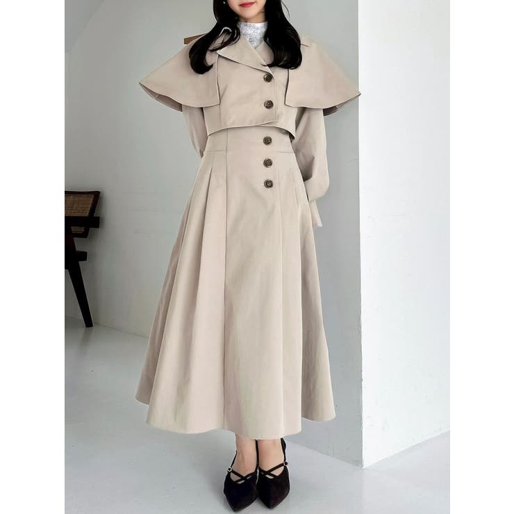 ケープショートトレンチジャケット | dazzlin | 詳細画像12 