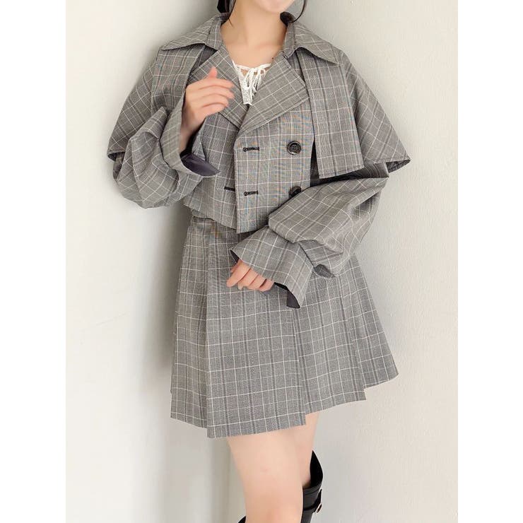 ケープショートトレンチジャケット | dazzlin | 詳細画像15 