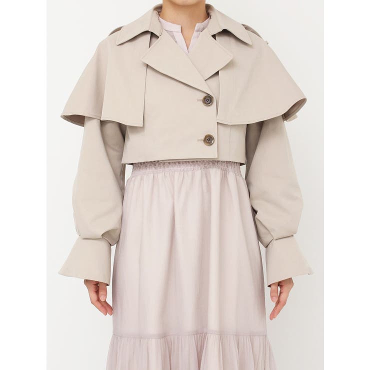 ケープショートトレンチジャケット | dazzlin | 詳細画像23 