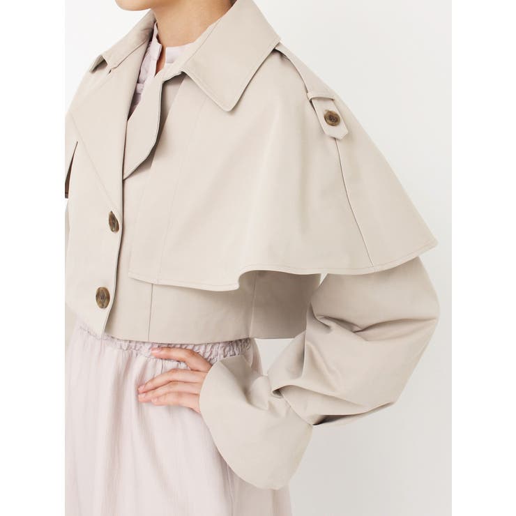 ケープショートトレンチジャケット | dazzlin | 詳細画像27 