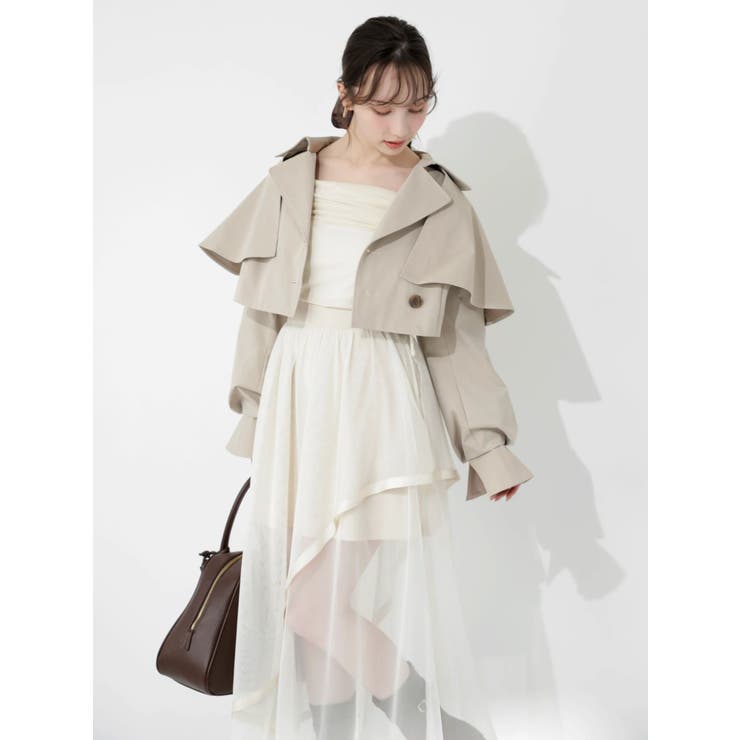 ケープショートトレンチジャケット | dazzlin | 詳細画像5 