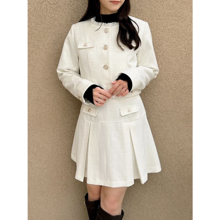 2WAYシングルツイードジャケット | dazzlin | 詳細画像11 