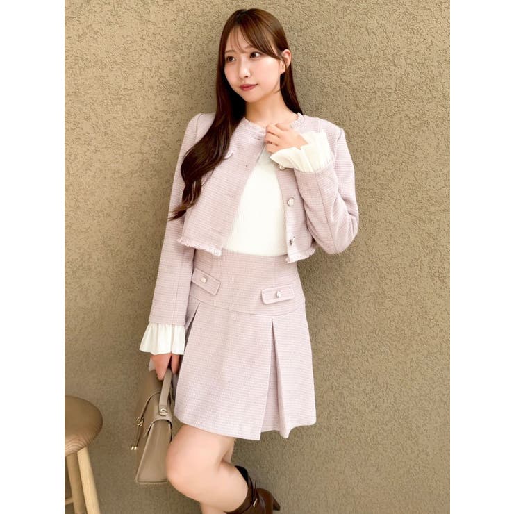 2WAYシングルツイードジャケット | dazzlin | 詳細画像14 