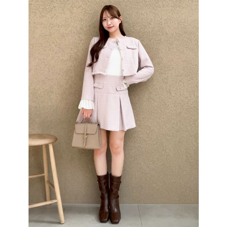 2WAYシングルツイードジャケット | dazzlin | 詳細画像16 