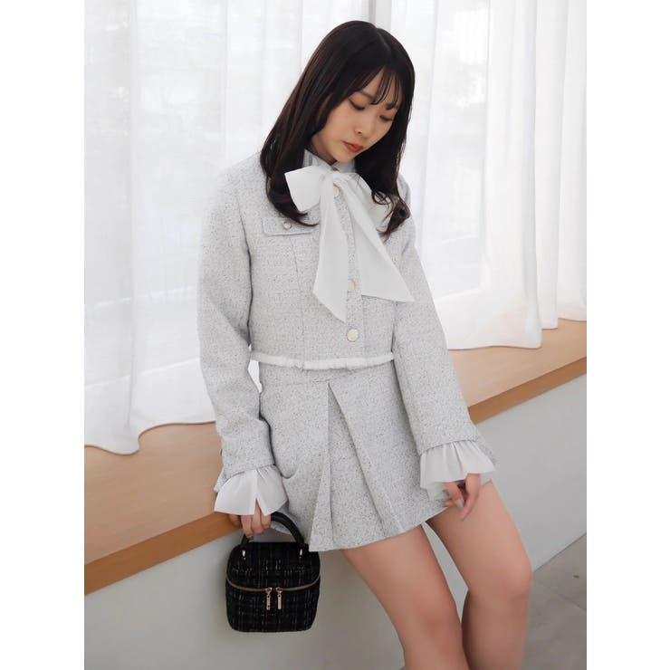 2WAYシングルツイードジャケット | dazzlin | 詳細画像18 