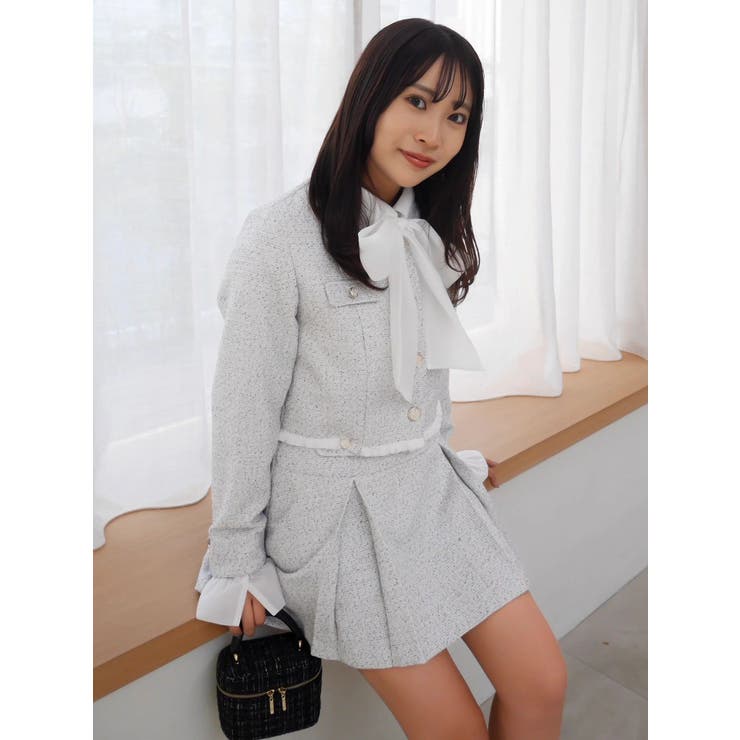 2WAYシングルツイードジャケット | dazzlin | 詳細画像19 