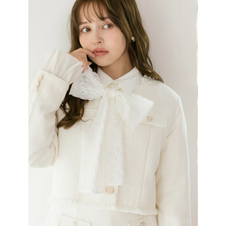 2WAYシングルツイードジャケット | dazzlin | 詳細画像2 