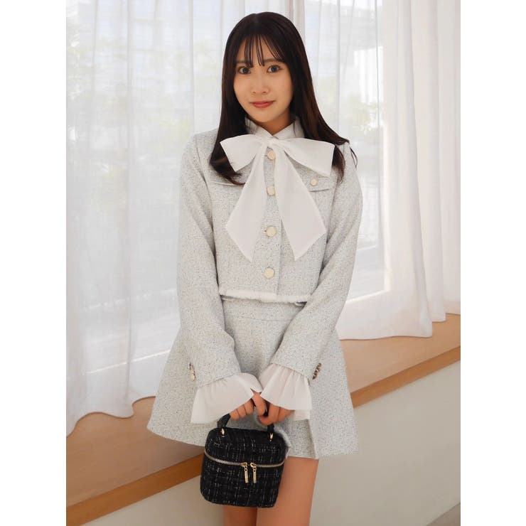 2WAYシングルツイードジャケット | dazzlin | 詳細画像20 