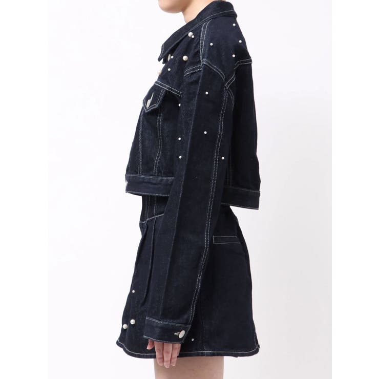 パールデニムショートジャケット | dazzlin | 詳細画像20 