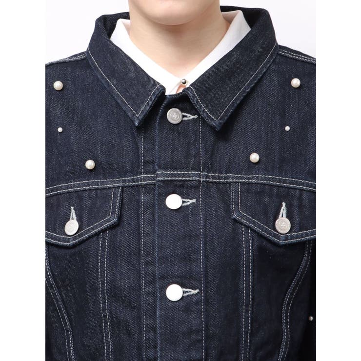 パールデニムショートジャケット | dazzlin | 詳細画像22 