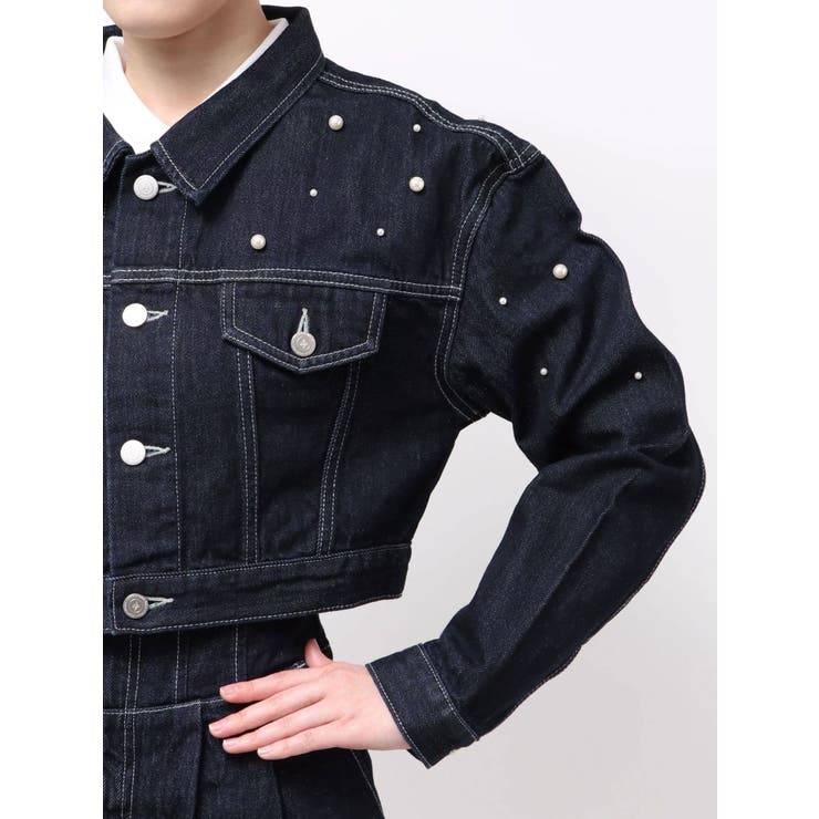 パールデニムショートジャケット | dazzlin | 詳細画像23 