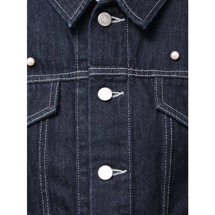 パールデニムショートジャケット | dazzlin | 詳細画像30 
