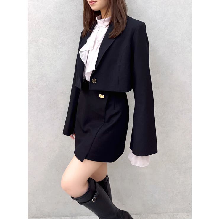 【WEB限定】ショートシングルジャケット | dazzlin | 詳細画像13 